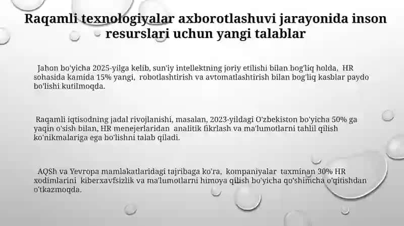 Zamonaviy ko'nikmalar va malakalar: raqamli iqtisodiyot uchun inson kapitali 3