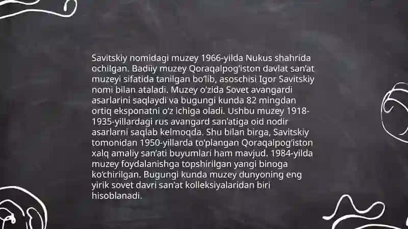 Nukus Davlat san'at muzeyi sayohati 3