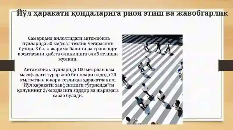 MSHN 25-2005 Avtomobil yo'llarida harakat xavsizligini taminlash bo'yicha ko'rsatmalar 3