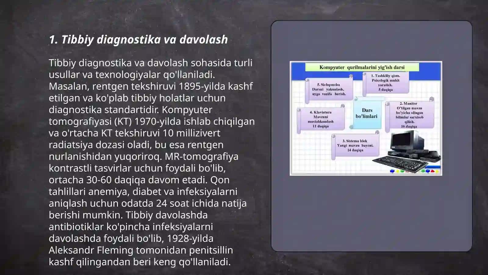 Tibbiy diagnostika va davolash 3