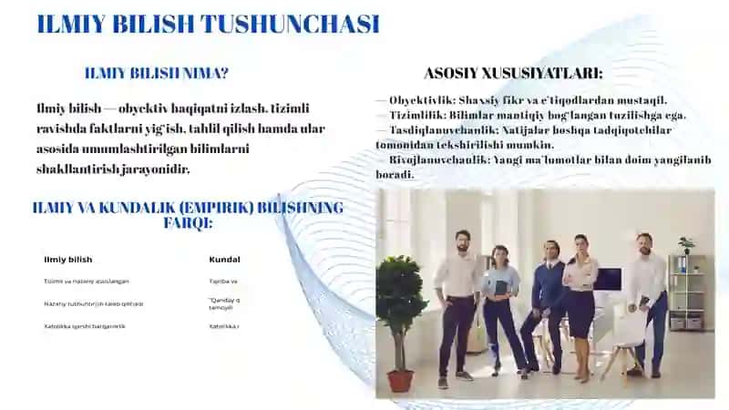 Ilmiy bilishning nazariy darajasi, uning o‘ziga xos xususiyatlari, shakl va metodlari 3