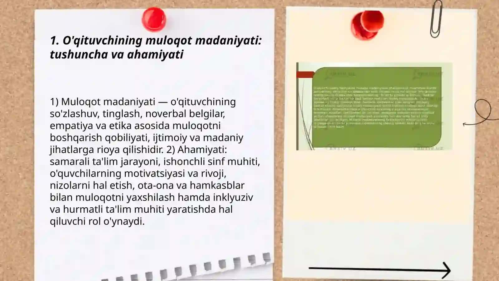 O'qituvchining faoliyatida muloqot madaniyati 3