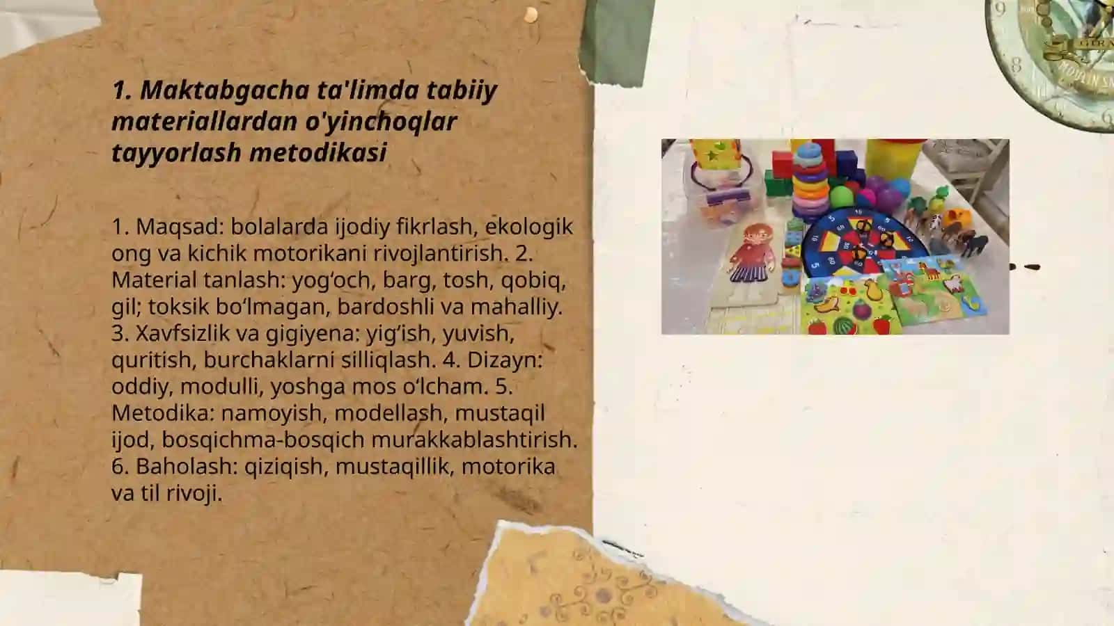 Ta'biy va tashlandiq materiallardan o'yinchoqlar tayyorlash 3