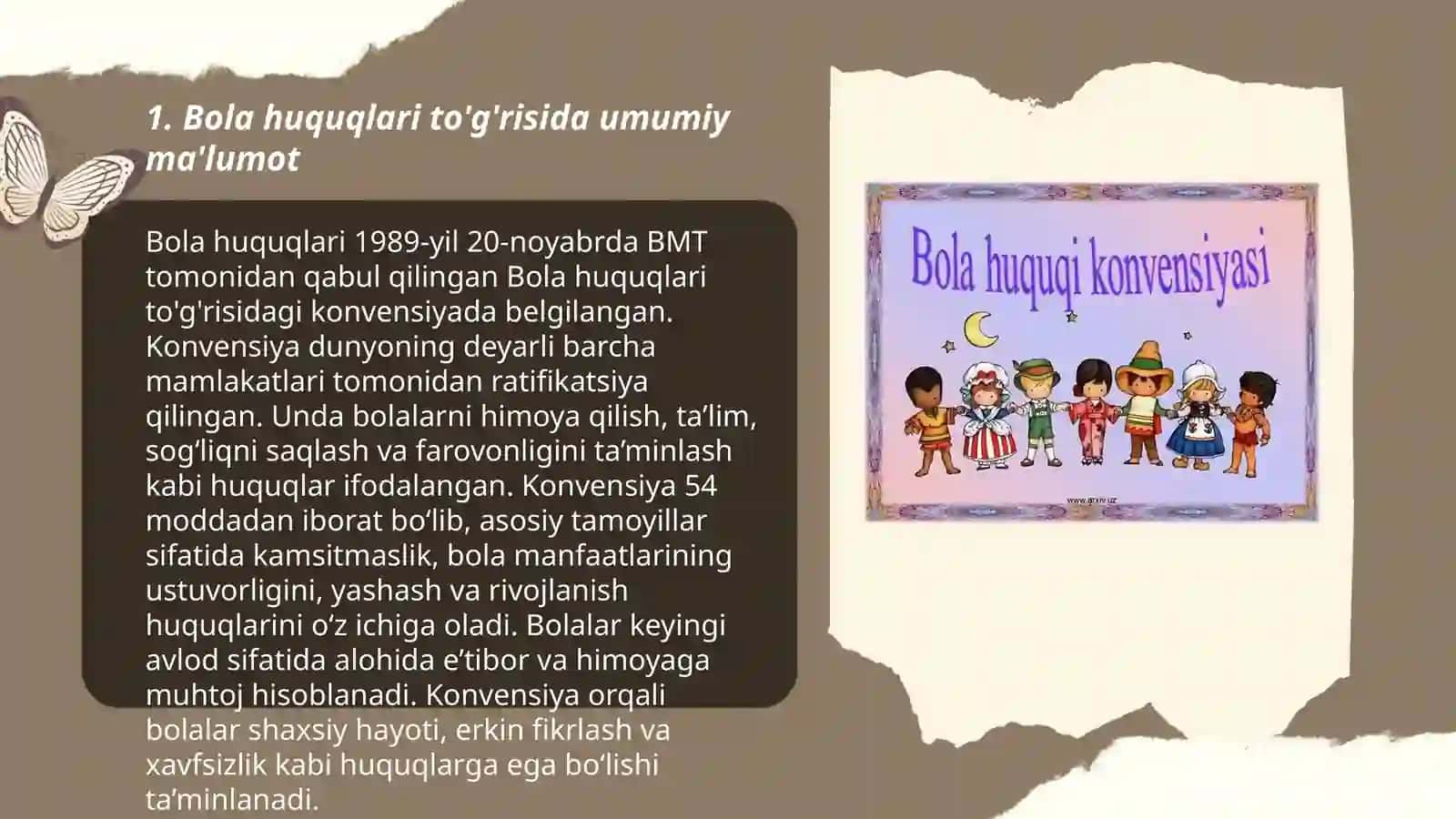 Bola huquqlari to'g'risidagi konvensiyasi 3
