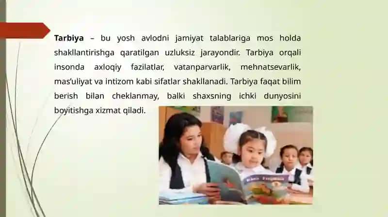 O'quvchishaxsi tarbiyaning obyekti va subyekti sifatida 3