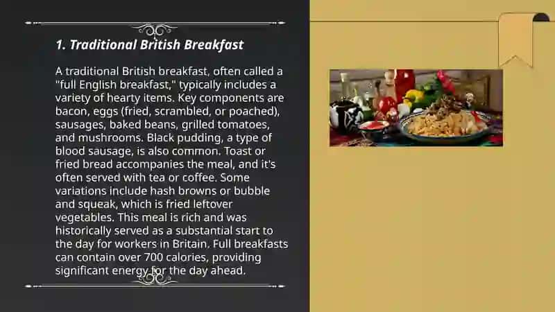 Traditional British Breakfast 3