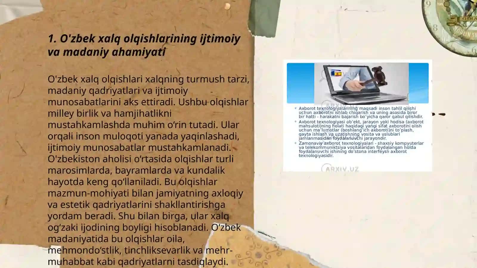 O'zbek xalq olqishlari va qarg'ishlari va mazmunini sharhlab tahlil qilish 3