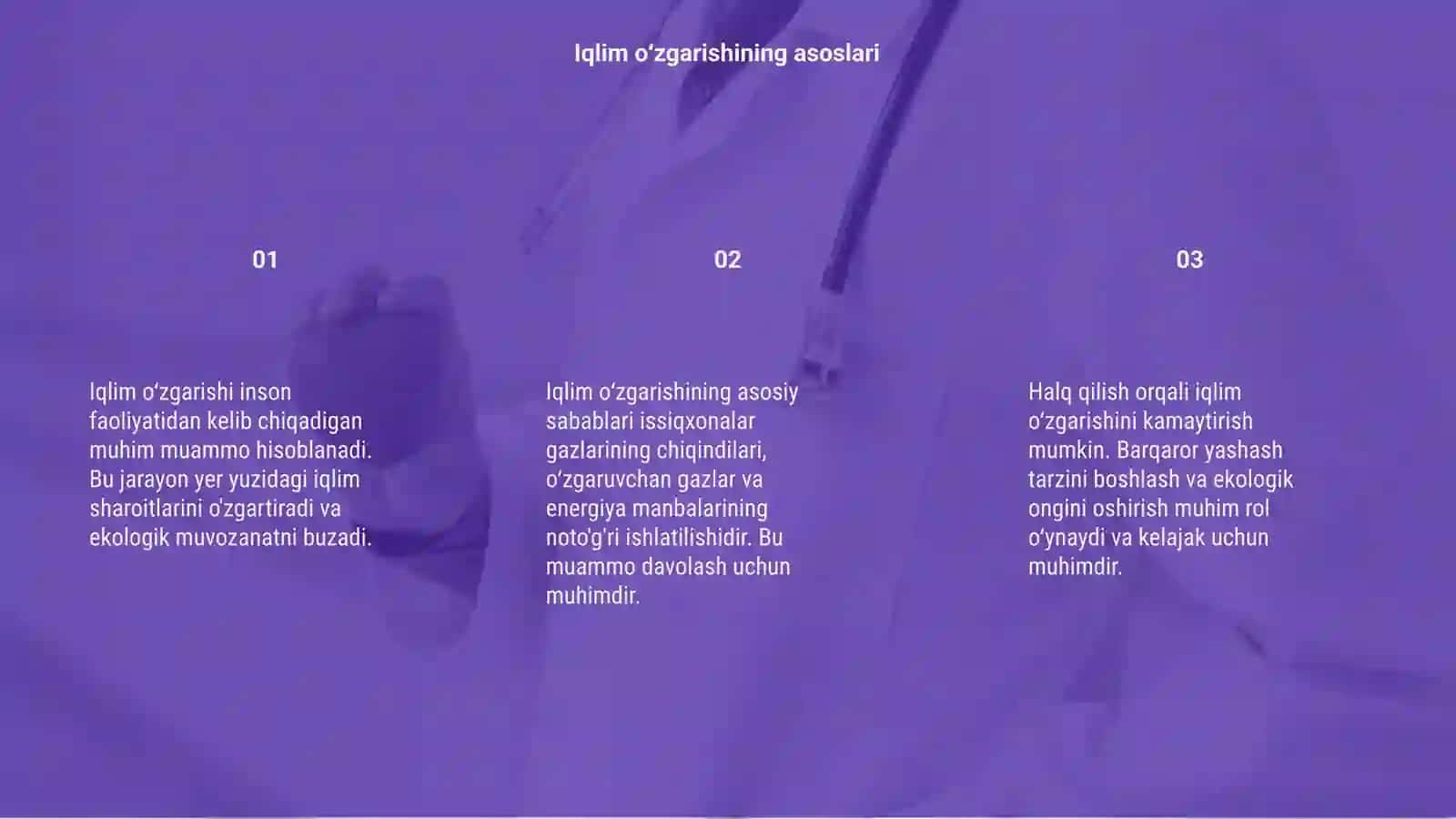 Iqlim oʻzgarishi 3