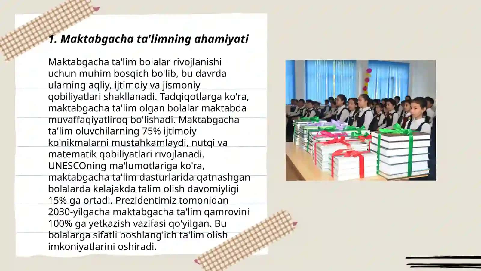 Bolalarni maktab talimiga tayyorlash 3