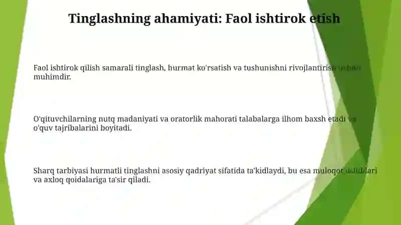 Sharqona Tarbiya va Oдоб-Aхлоқ: Muloqot Uslublarini Shakillantirish 3