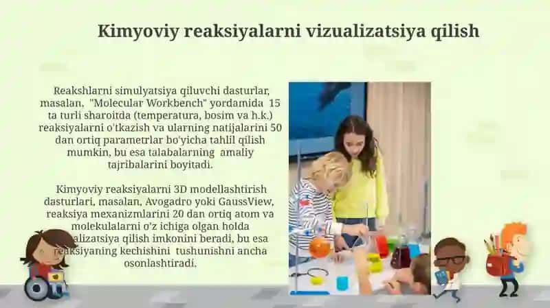 Kimyo darslarida nazorat kompyuter vositalaridan foydalanish usullari 3