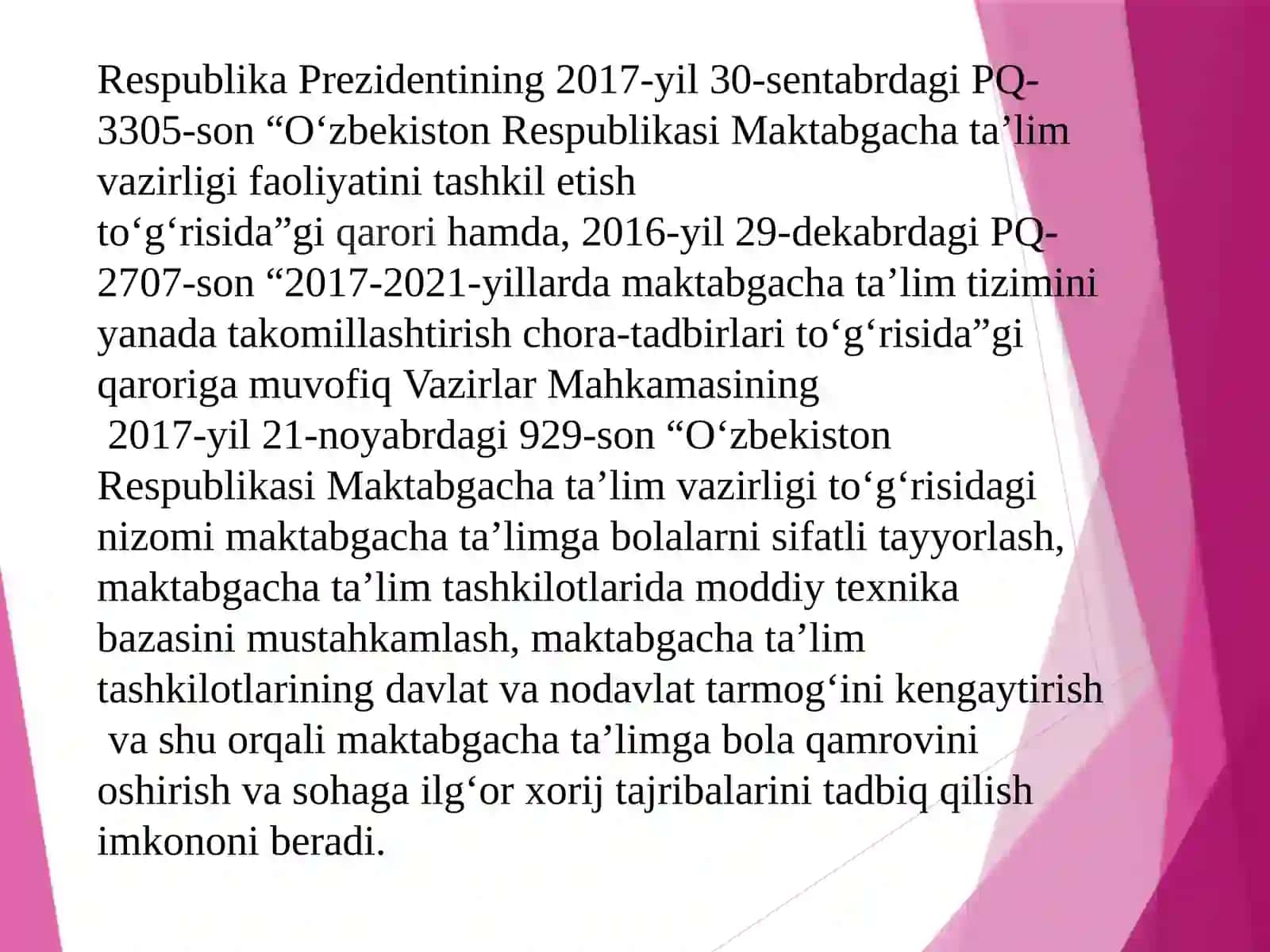 MTM ning tutgan òrni va uning istiqbollari 3