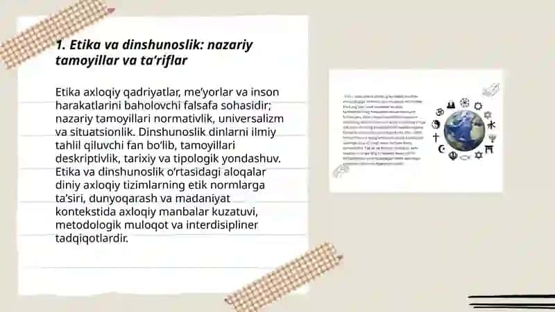 Etikani dinshunoslik bilañ aloqadirligi 3