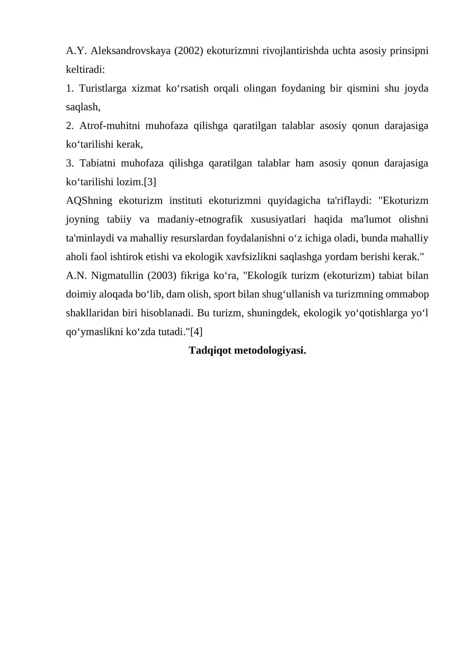 Ekoturizm: Tabiatni asrash va rivojlantirishdagi roli 3