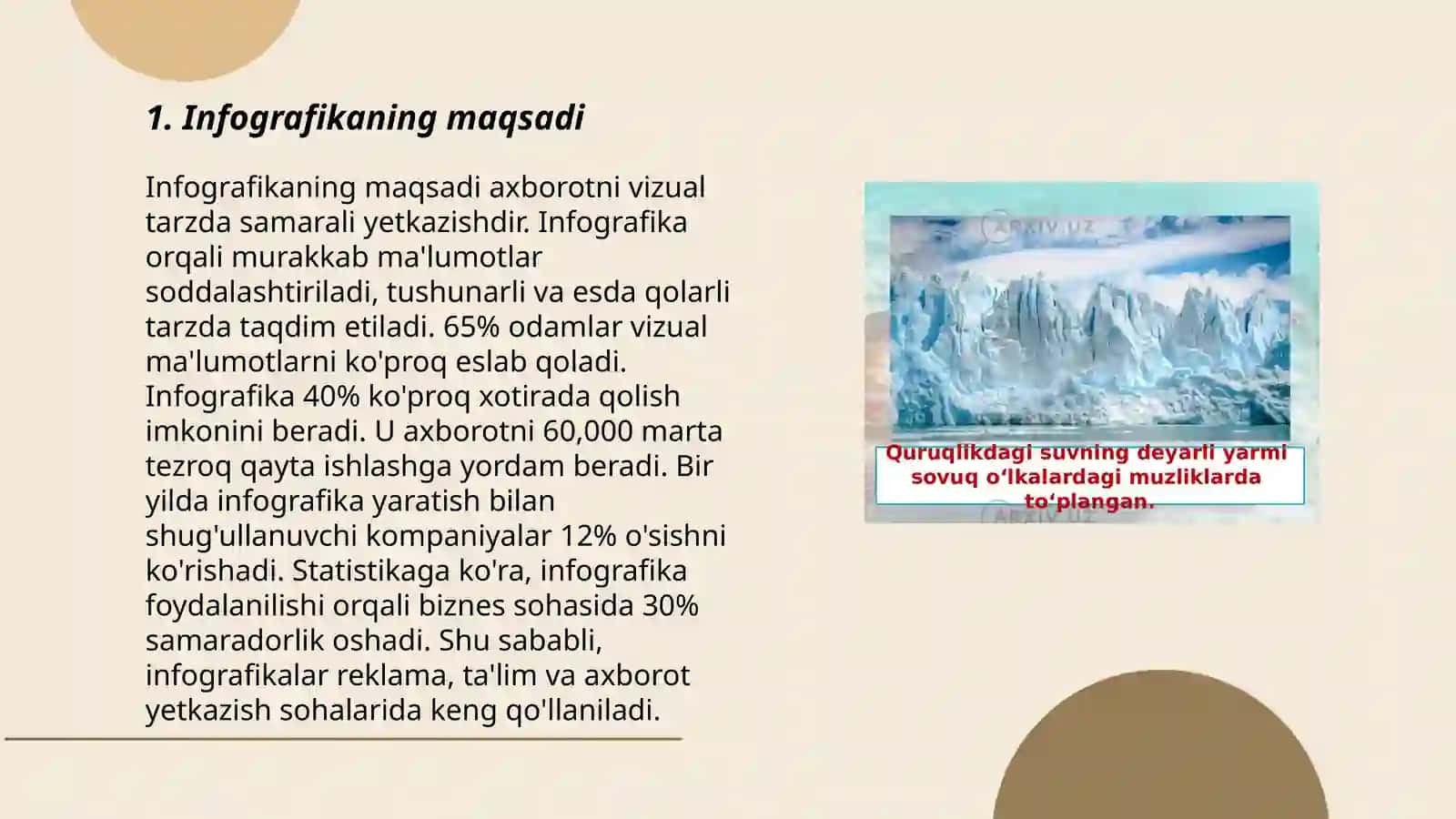 Infografikaning tarkibiy qismlari 3