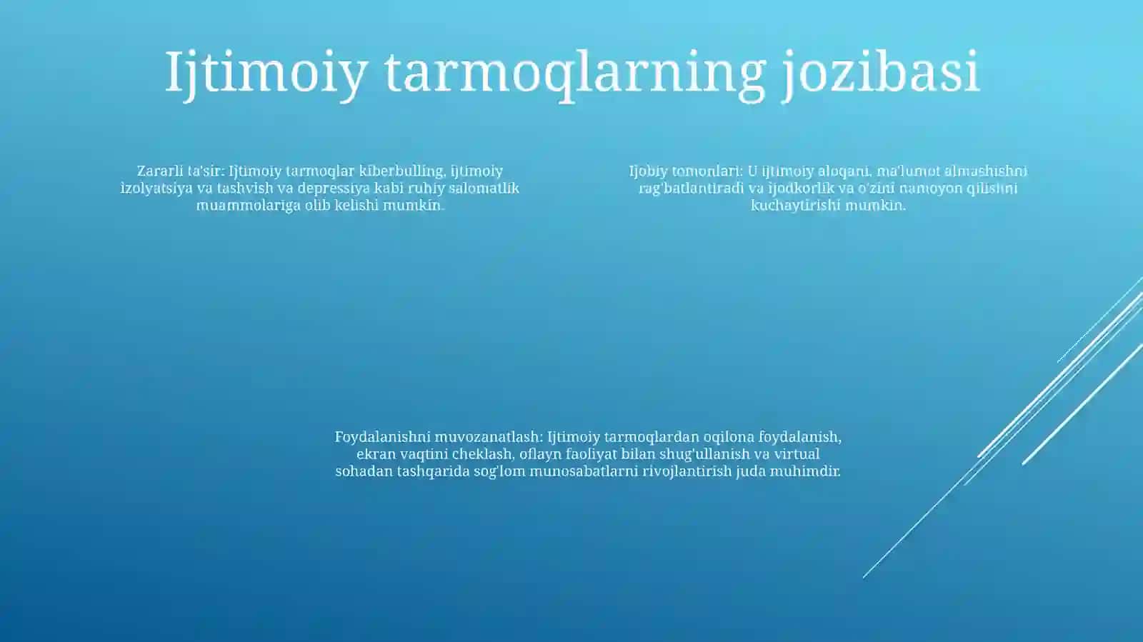 Vertual Olamning YoshlarOngigaTaʼSiri 3