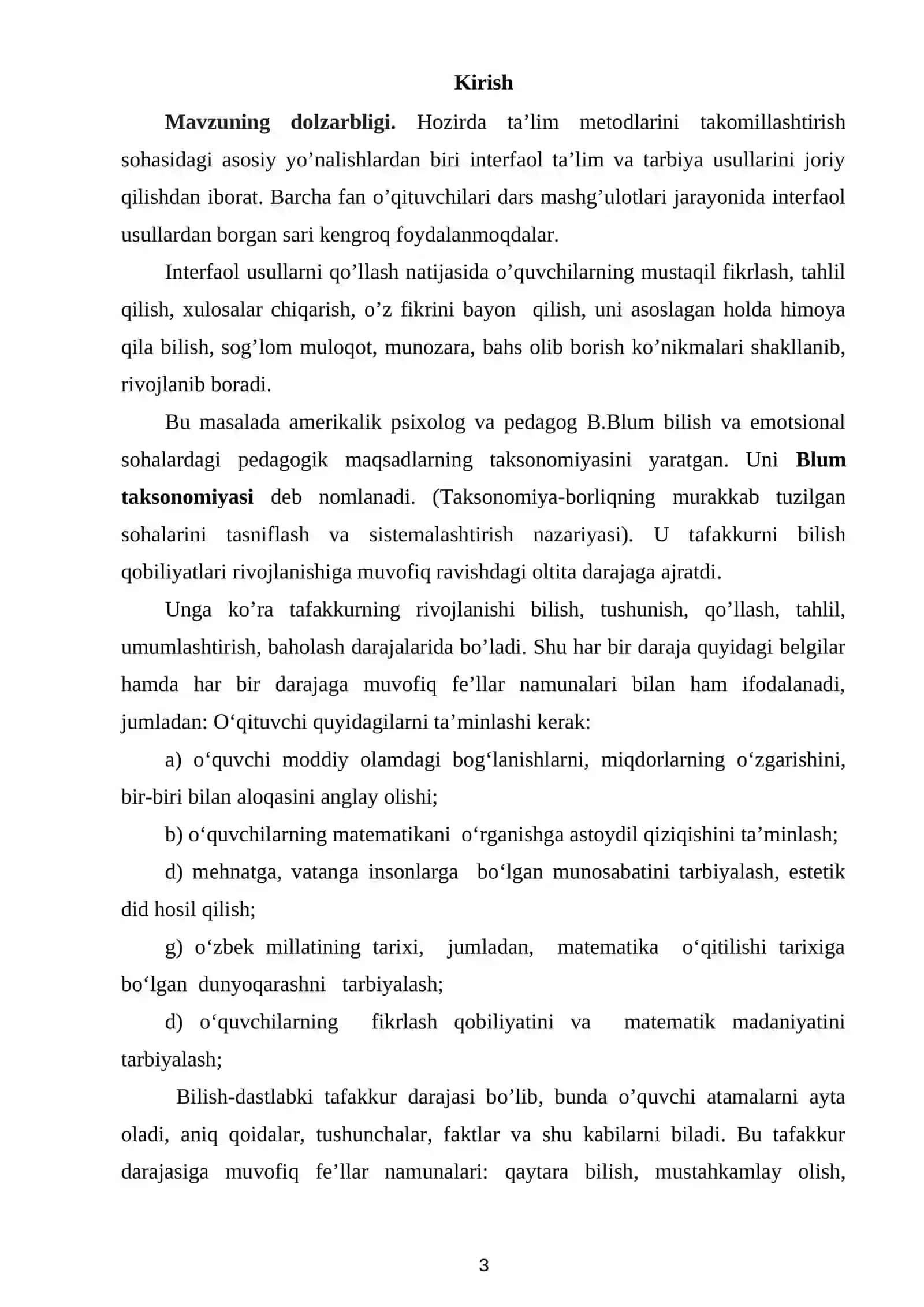 4-sinf Matematika darslarida interfaol usullardan foydalanish 3