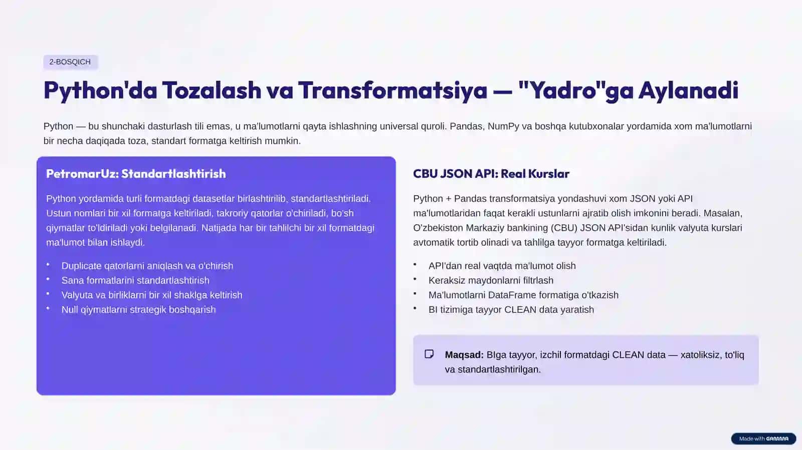 Python + SQL bilan Biznes Jarayonlarini Avtomatlashtirish 3