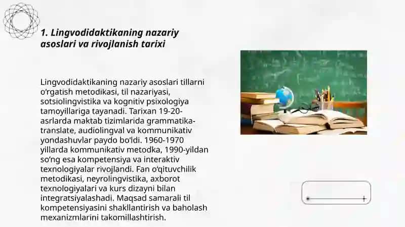 Lingvodidaktika fanining asosiy masalalari va boshqa fanlar bilan aloqasi 3