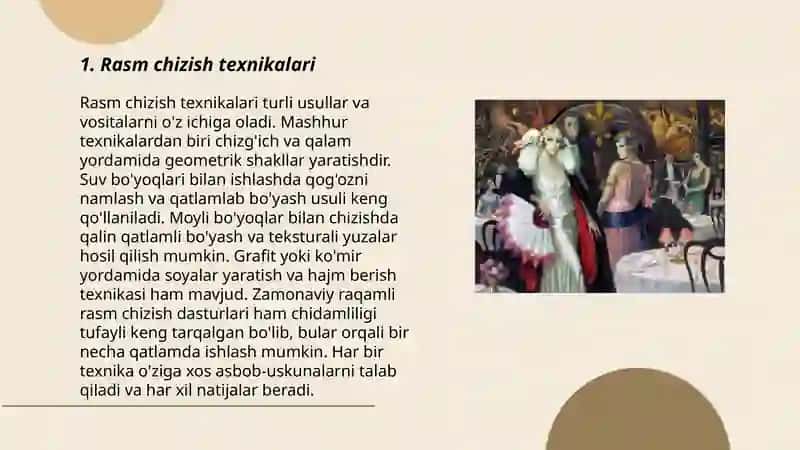 Rasm chizish texnikalari 3