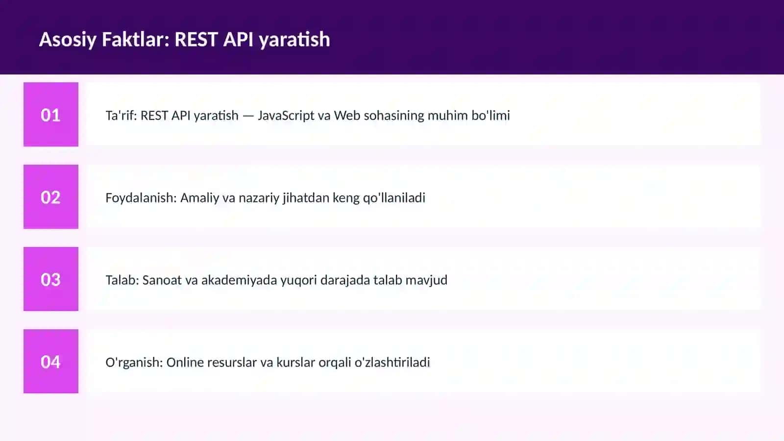 DASTURLASH | JAVASCRIPT VA WEB 3
