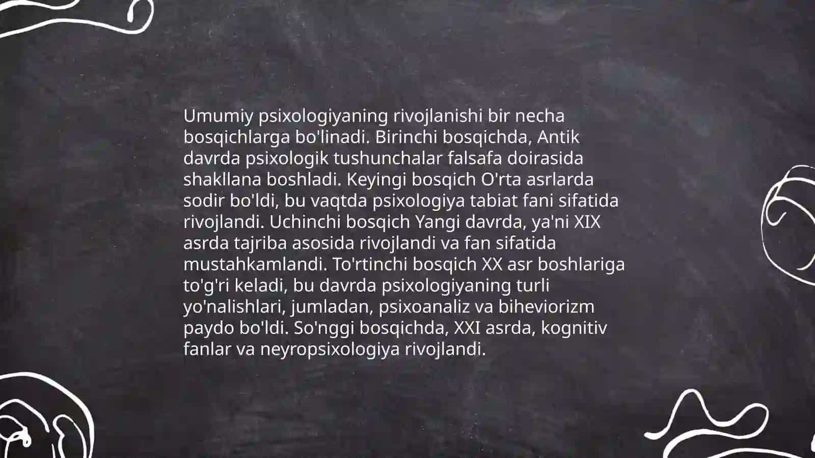 Umumiy psixologiya fanining taraqqiyot bosqichlari 3