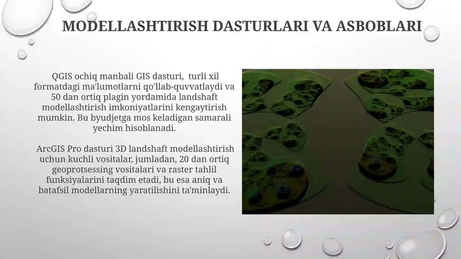 Landshaftlarni modellashtirish 3