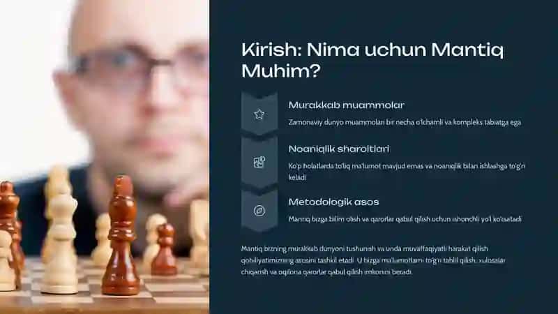 Kuzatishlar va Noaniqliklar: Mantiqiy Yondashuvlar 3