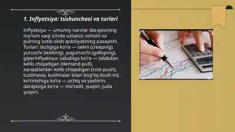 Inflyatsiya va unga qarshi kurashish usullari 3