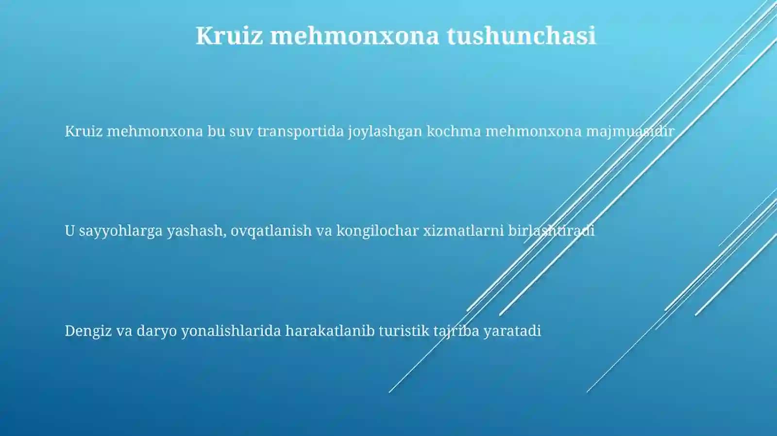 Kruiz mehmonxona tushunchasi va imkoniyatlari 3