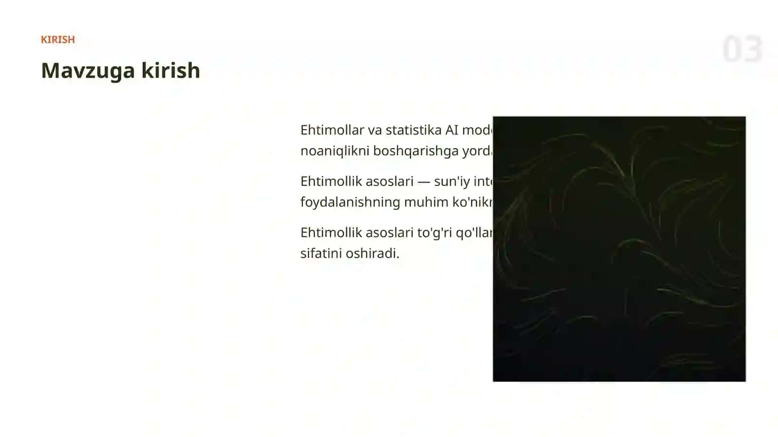 Ehtimollr va statistika 3