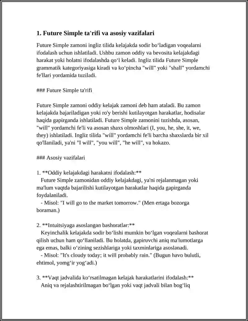 FUTURE SIMPLE 3