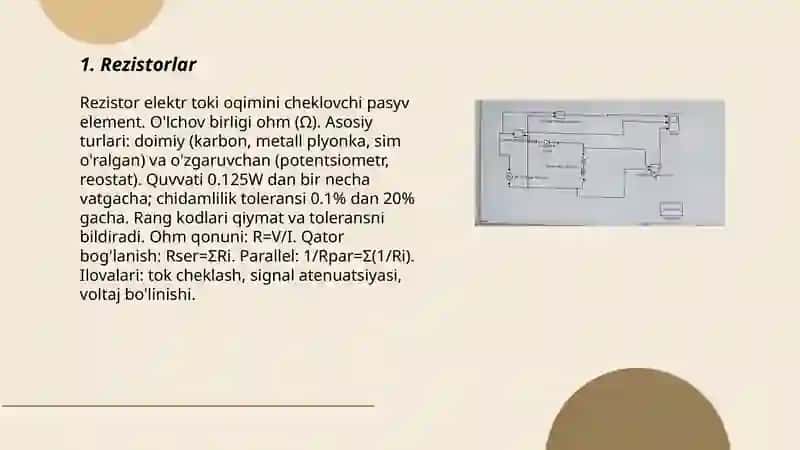 Elements - elektrotexnik elementlar 3