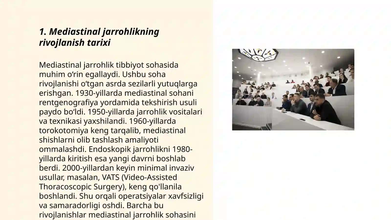 Mediastinitlar jarrohligining zamonaviy usullari 3