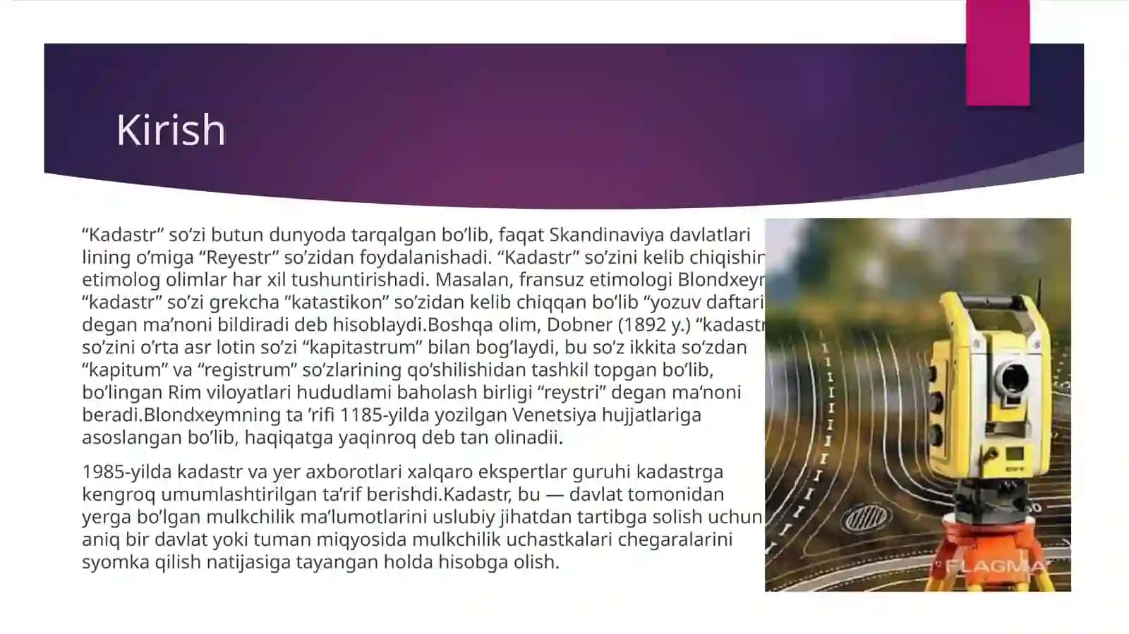 ARGENTINA DAVLATI yer KADASTR  ISHLARINI YURITISH  TAJRIBASINI   O‘RGANISH VA TAHLIL QILISH 3