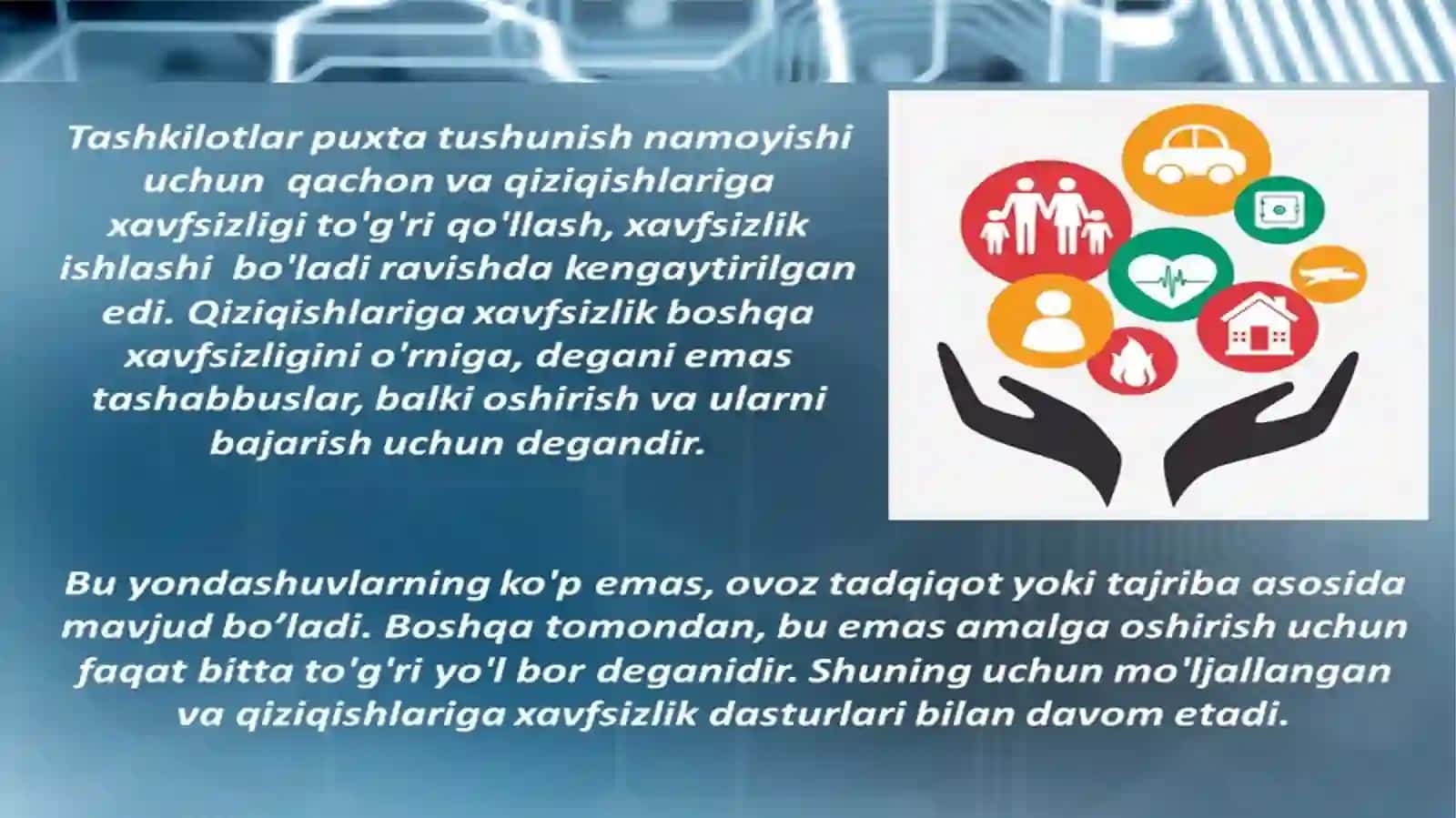 Hayot faoliyat xavfsizligini ta'minlashga oid xalqaro tajriba va izlanishlar tahlili 3