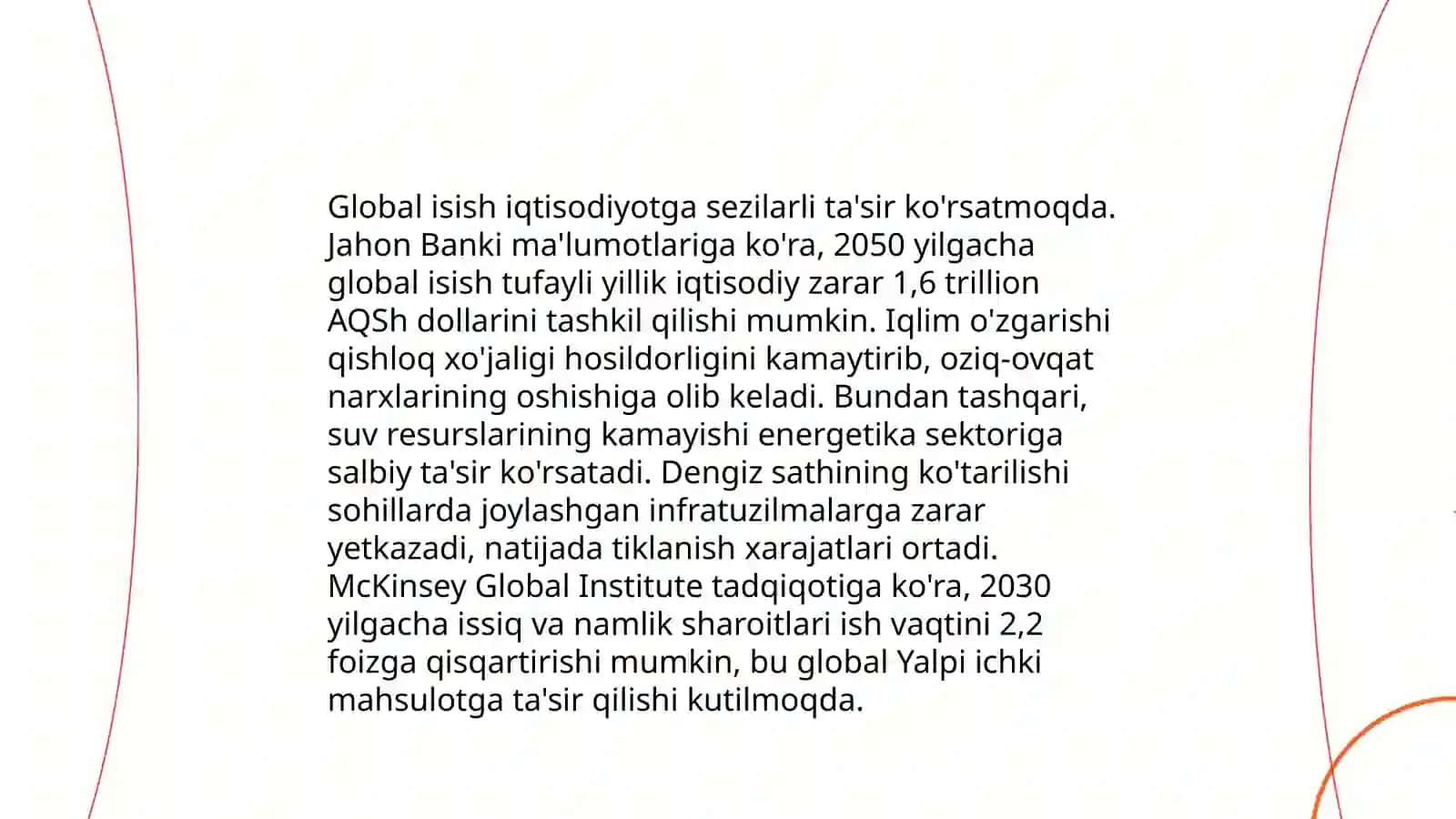 Globallashuvning milliy rivojlanishga oʻtkazayotgan taʼsiri va uning oqibatilari 3