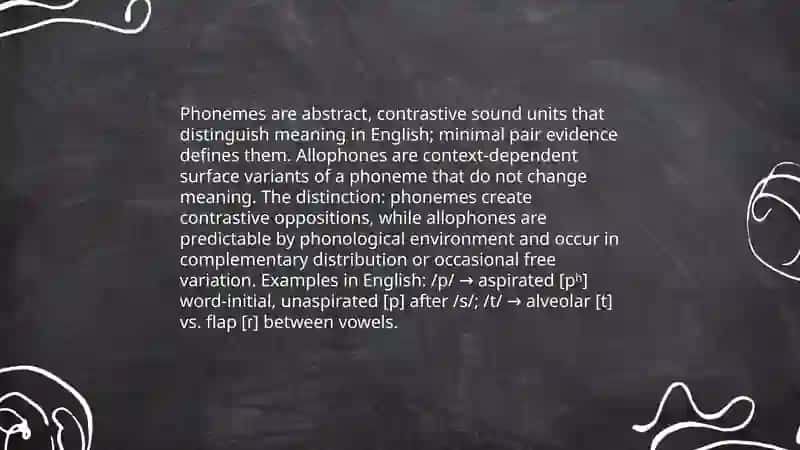 Allophones 3