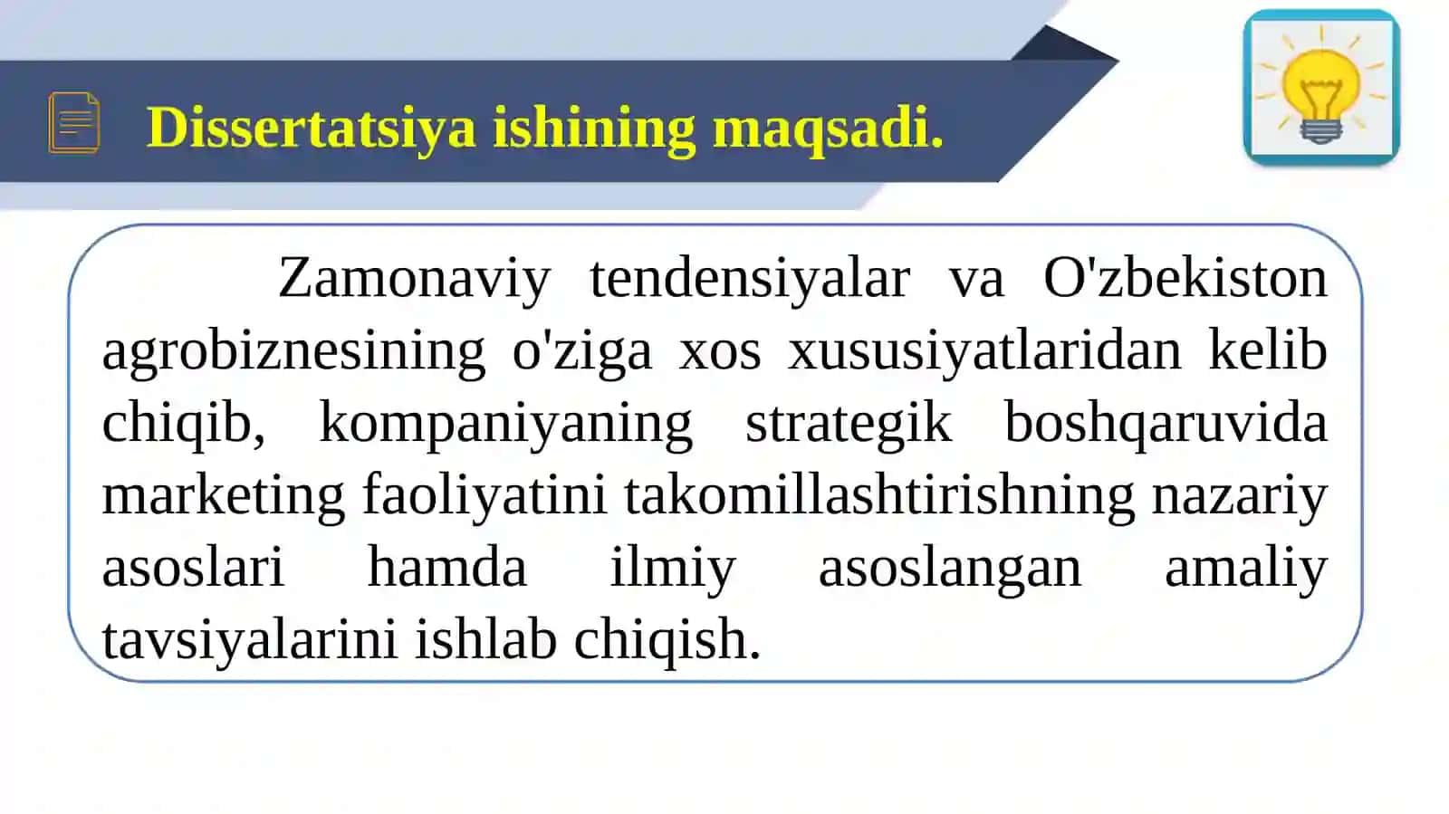 Kompaniyaning strategik boshqaruvida marketing faoliyati 3