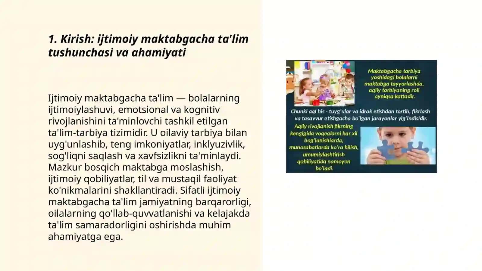 Ijtimoiy maktabgacha ta'limni tashkil etish vazifalari 3