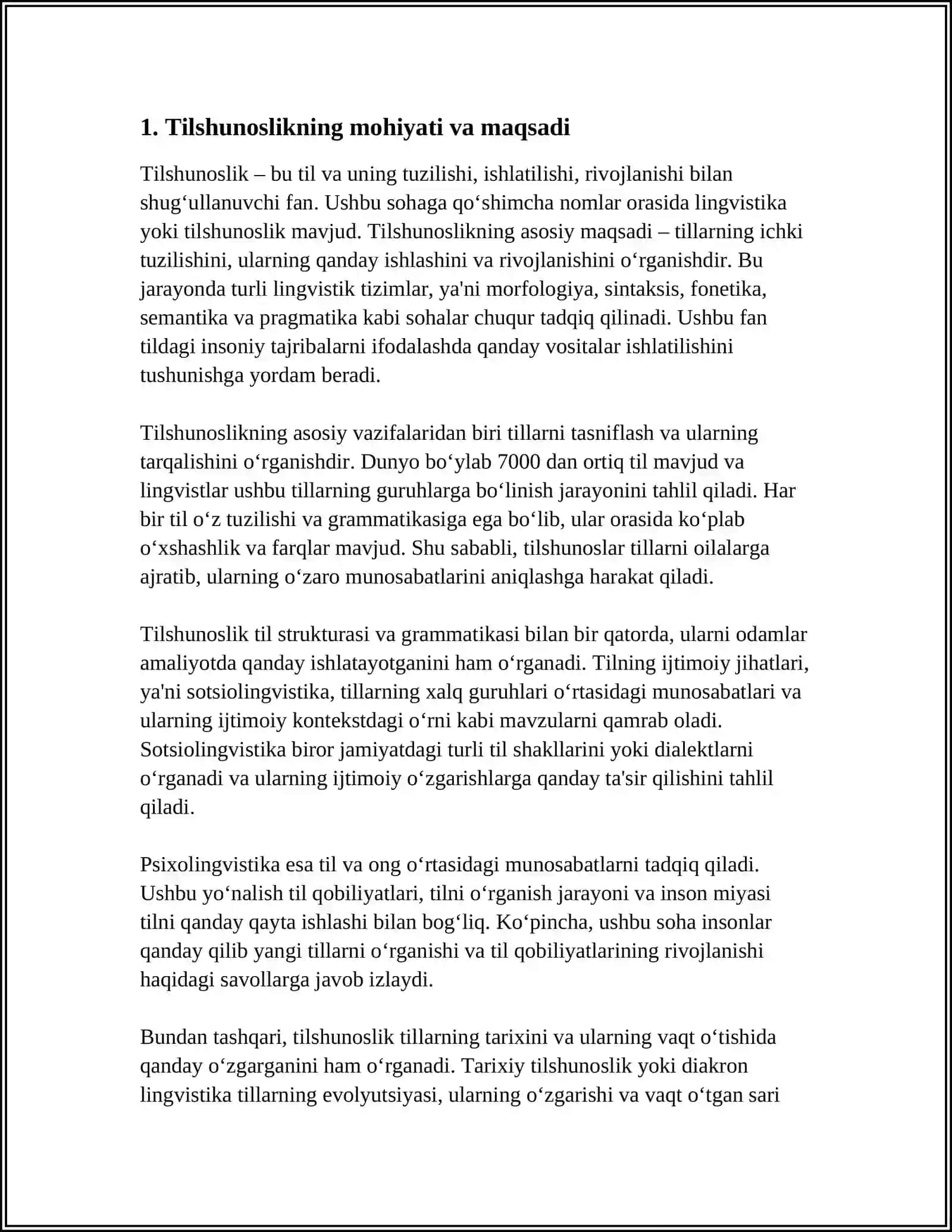Tilshunoslikning mohiyati va maqsadi 3