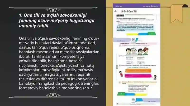 Boshlangʻich sinflarda ona tili va oʻqish savodxonligi 3