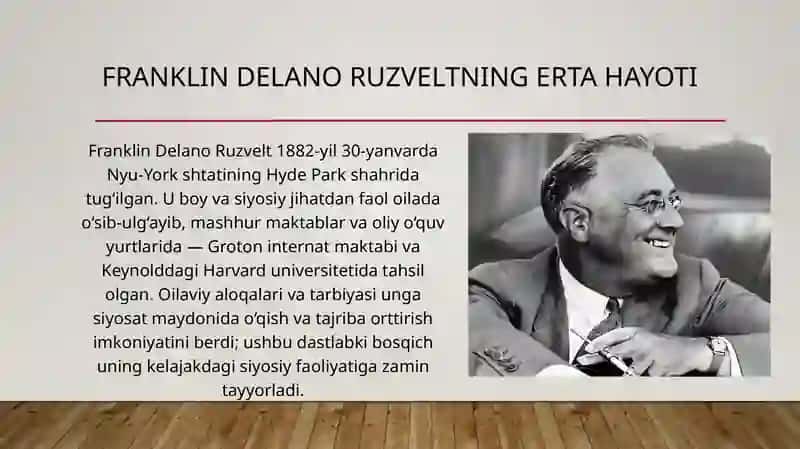 Franklin Delano Ruzveltning tarixdagi o‘rni 3