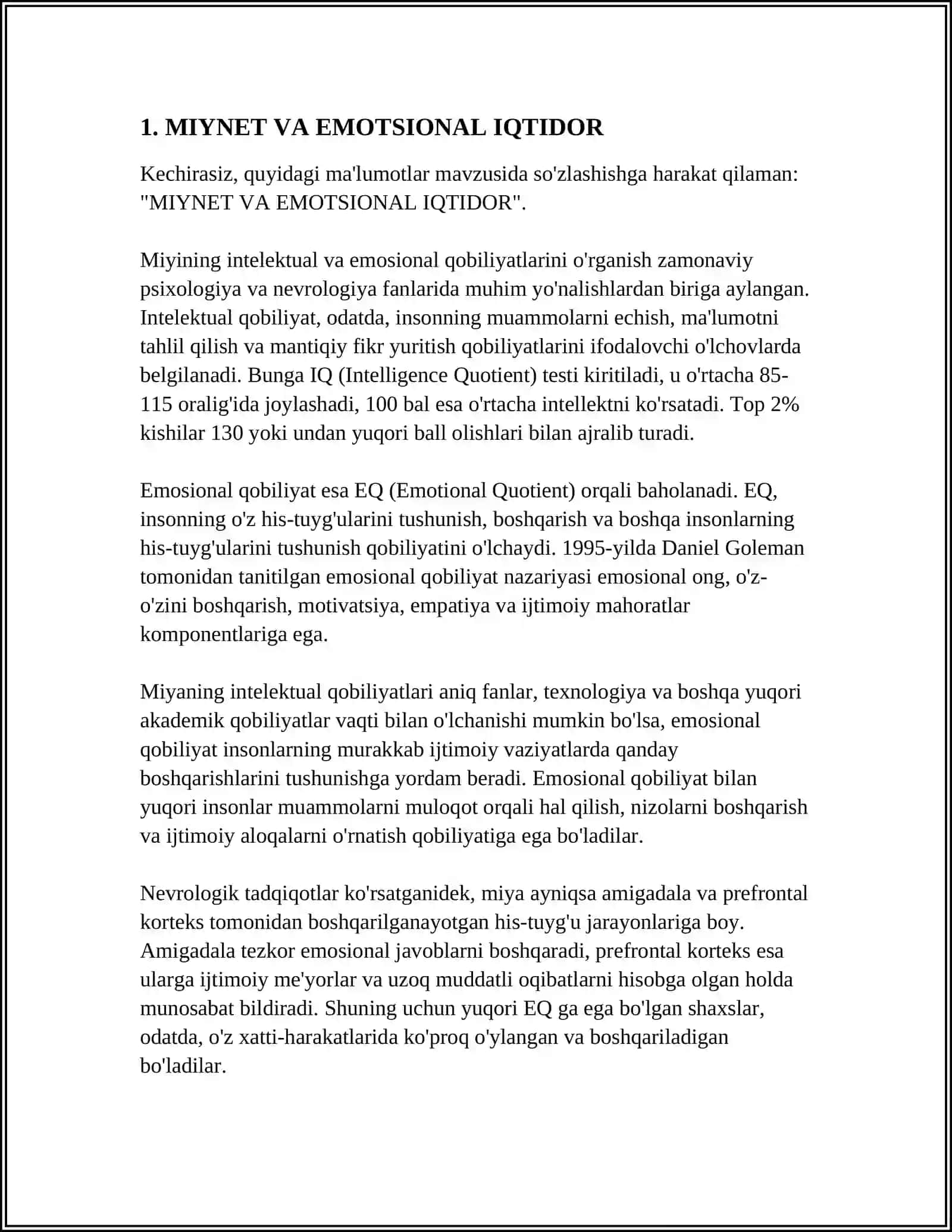 MIYNET PSIXOLOGIYASI HÁM SHOLKEMLESTIRILGEN PSIXOLOGIYA 3
