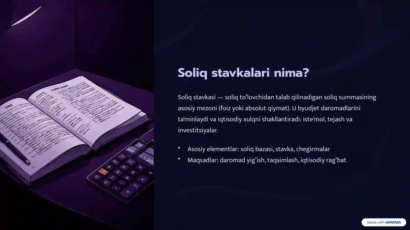 Soliq stavkalari: Tushuncha, Turlari va Samaradorligi 3