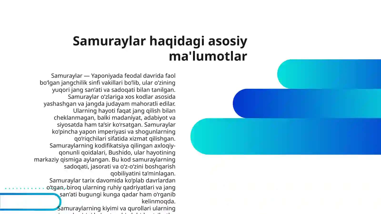 SAMURAYLAR HAYOTI 3