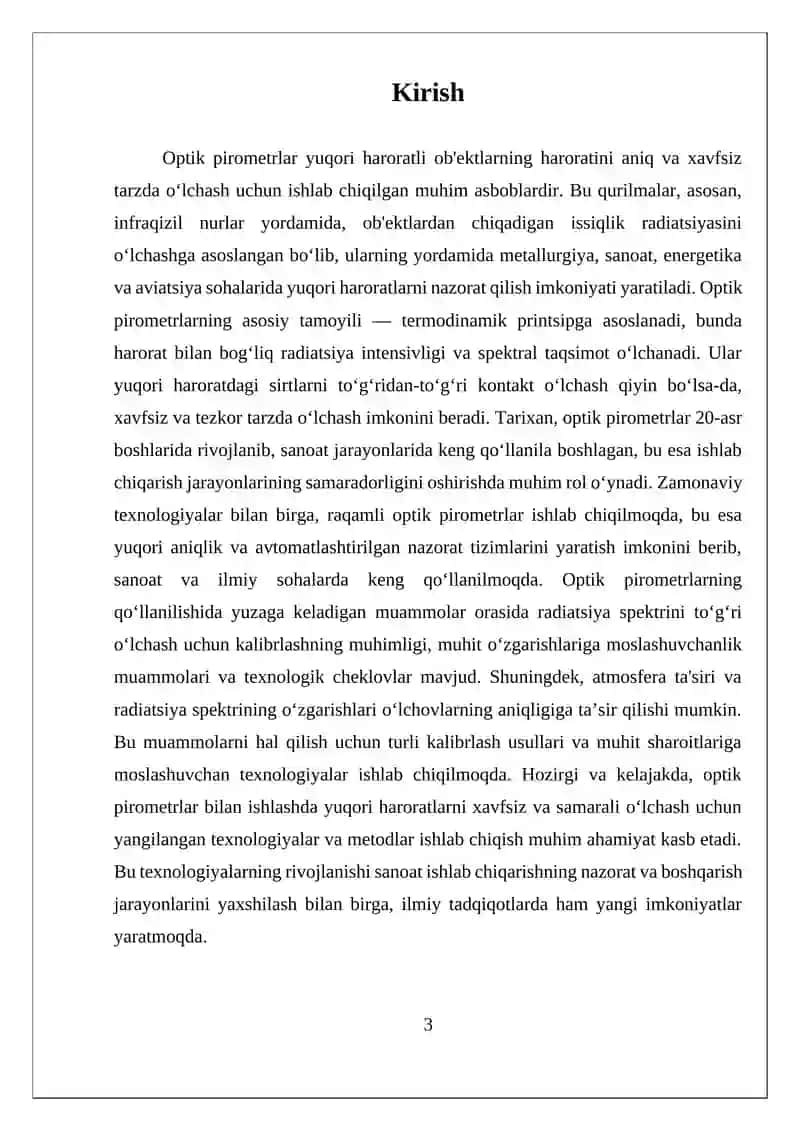 Optik pirometrlar 3