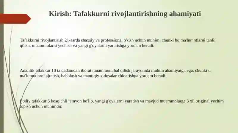 Tafakkurni rivojlantiruvchi psixologik mashg‘ulotlar 3
