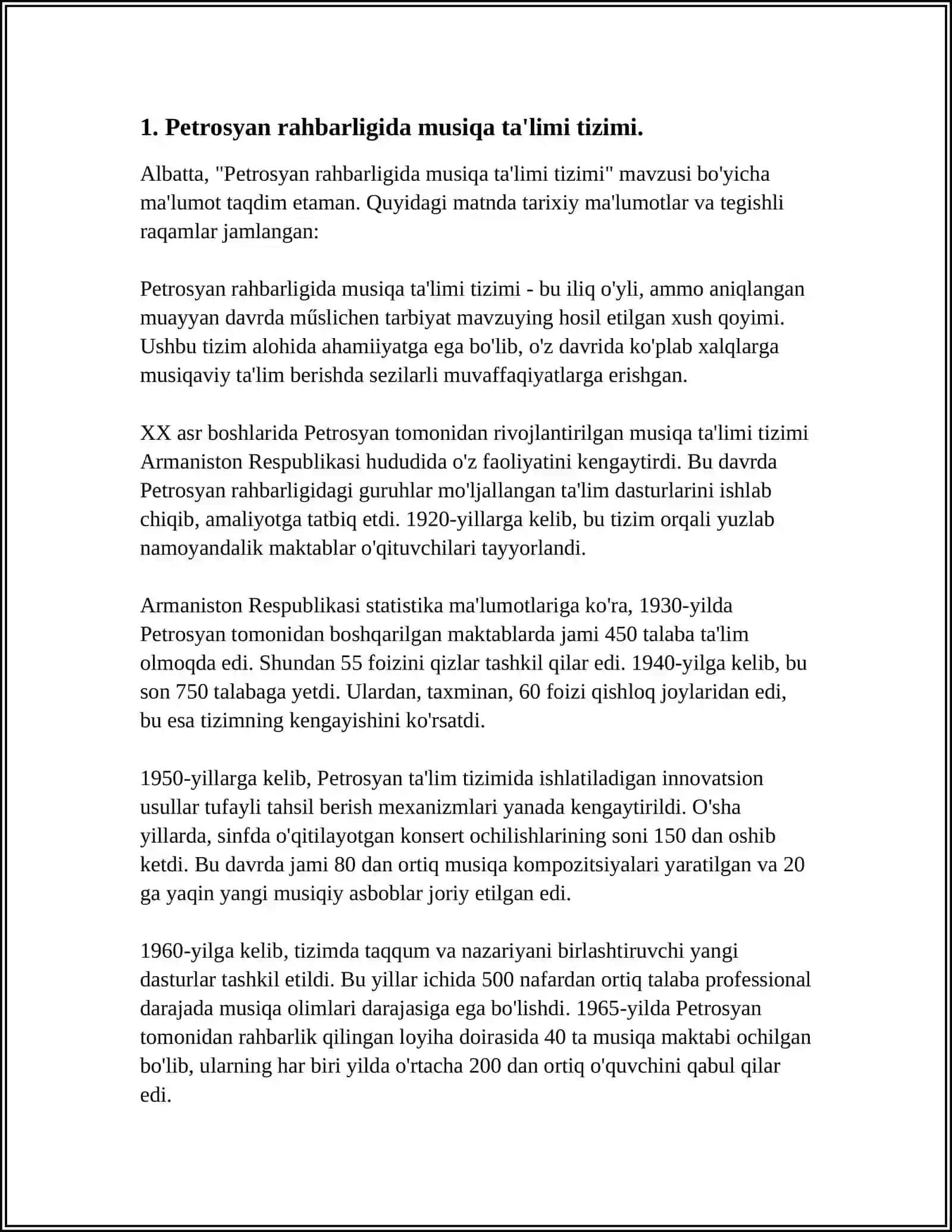 PETROSYANS RAHBARLIGIDA XALQ CHOLGʻULARINI TIZIMLI RAVISHDA MODERNIZATSIYALASHTIRISH 3