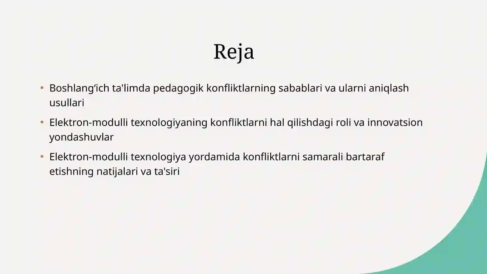 Elektron-modulli texnologiya va pedagogik konfliktlar 3